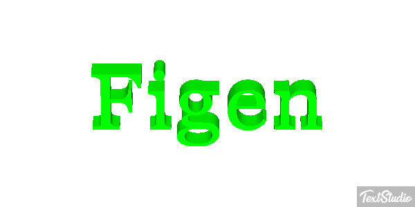 Figen Efecto de texto