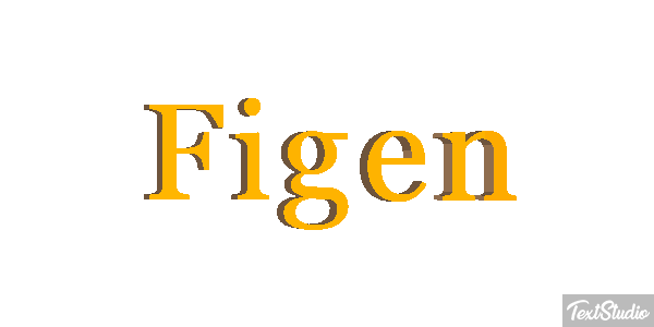 Figen Efecto de texto