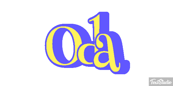 Oda Text effect