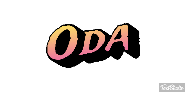 Oda Text effect