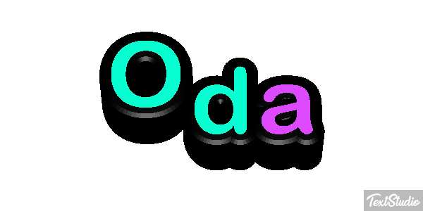 Oda Text effect