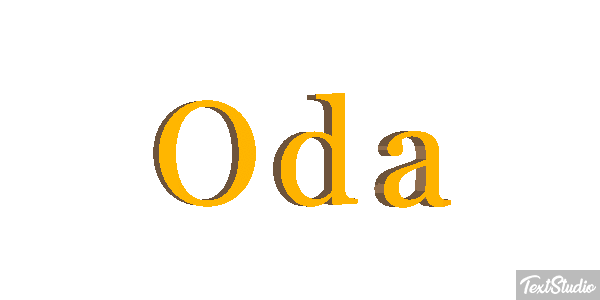 Oda Text effect