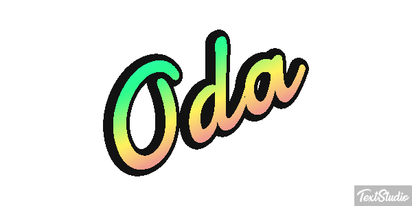 Oda Text effect