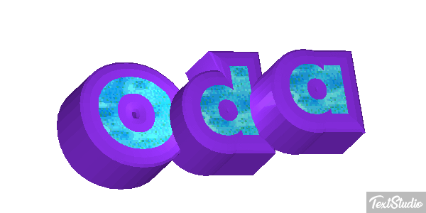 Oda Text effect