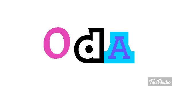 Oda Text effect