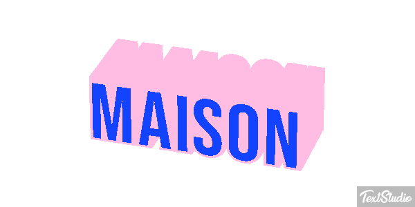 Maison Текстовый эффект