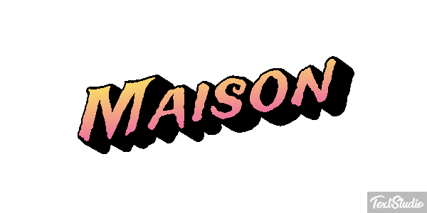 Maison Текстовый эффект