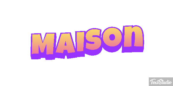 Maison Текстовый эффект