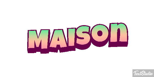 Maison Текстовый эффект