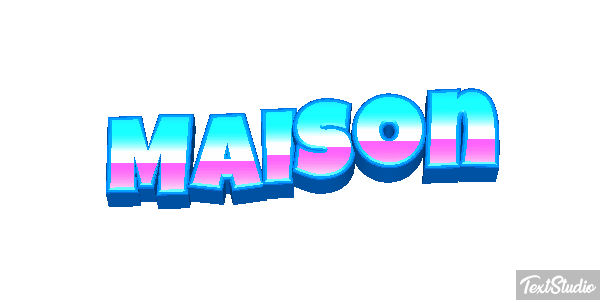 Maison Текстовый эффект