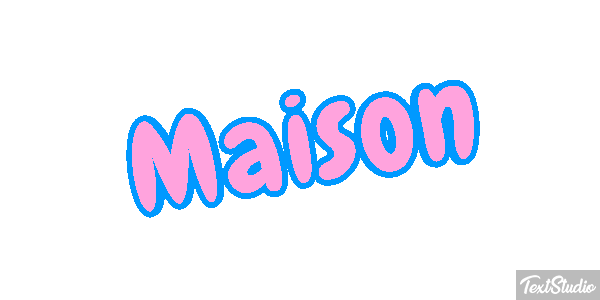 Maison Текстовый эффект