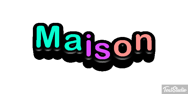 Maison Текстовый эффект