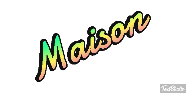 Maison Текстовый эффект