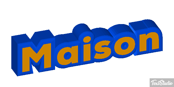 Maison Текстовый эффект