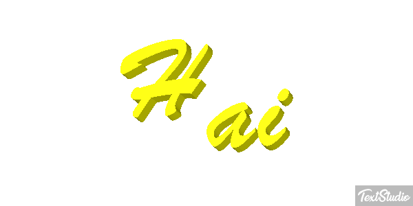 Hai Texteffekt