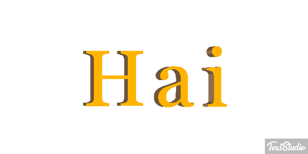 Hai Texteffekt