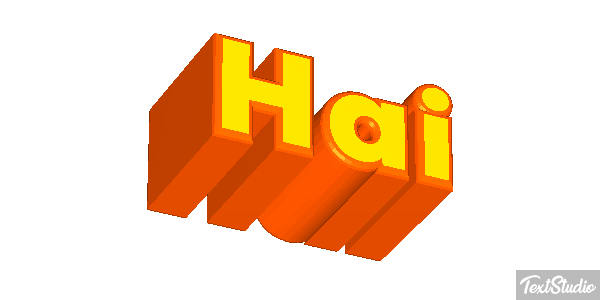Hai Texteffekt