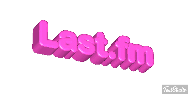 Last.fm Efecto de texto