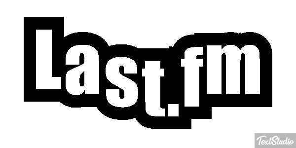 Last.fm Efecto de texto