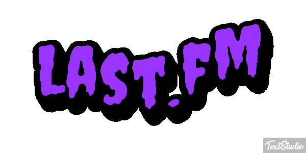 Last.fm Efecto de texto