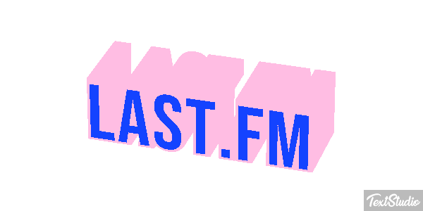 Last.fm Efecto de texto