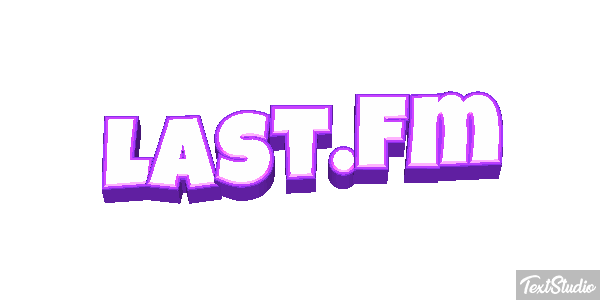 Last.fm Efecto de texto