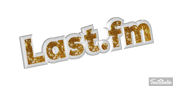 Last.fm Efecto de texto