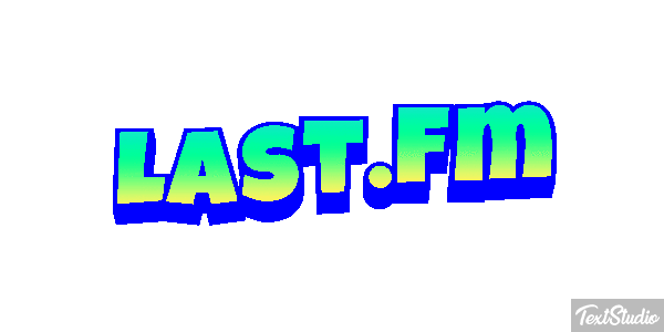 Last.fm Efecto de texto