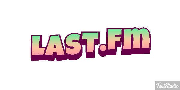 Last.fm Efecto de texto