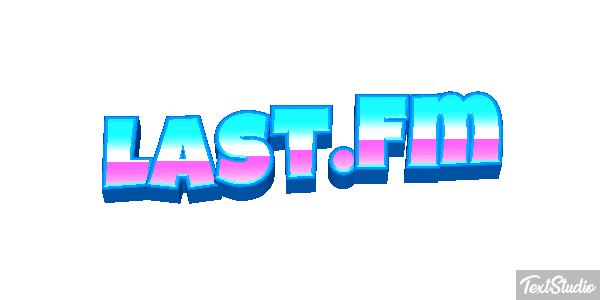 Last.fm Efecto de texto
