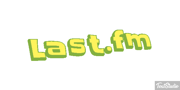 Last.fm Efecto de texto