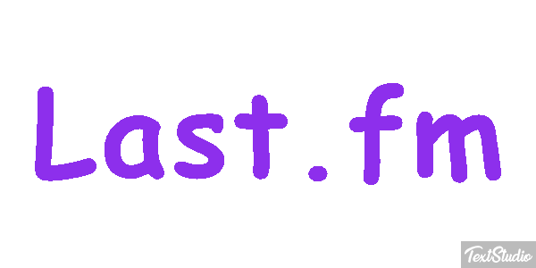 Last.fm Efecto de texto