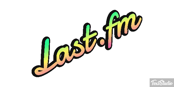 Last.fm Efecto de texto