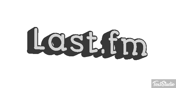 Last.fm Efecto de texto