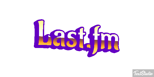 Last.fm Efecto de texto