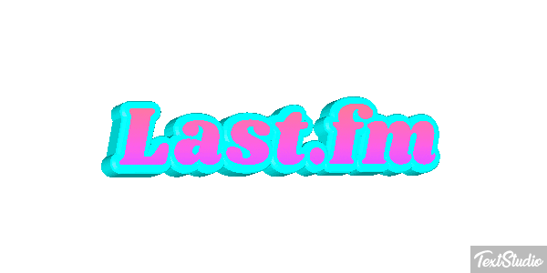 Last.fm Efecto de texto