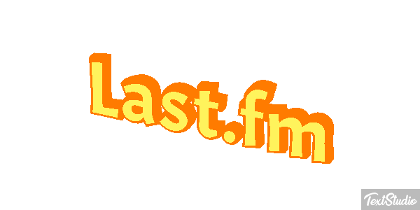 Last.fm Efecto de texto