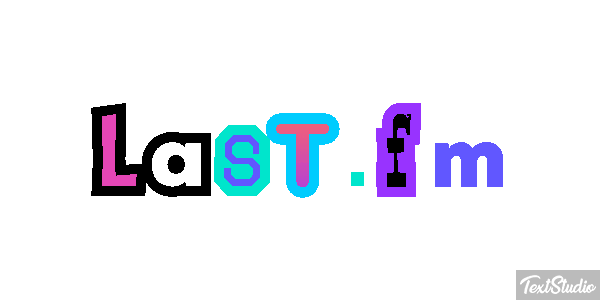 Last.fm Efecto de texto