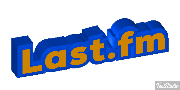 Last.fm Efecto de texto