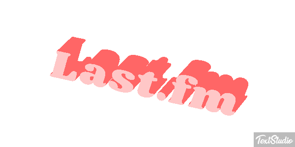 Last.fm Efecto de texto