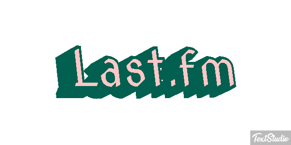 Last.fm Efecto de texto