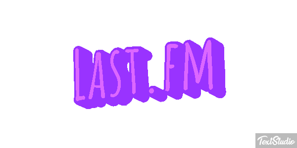 Last.fm Efecto de texto