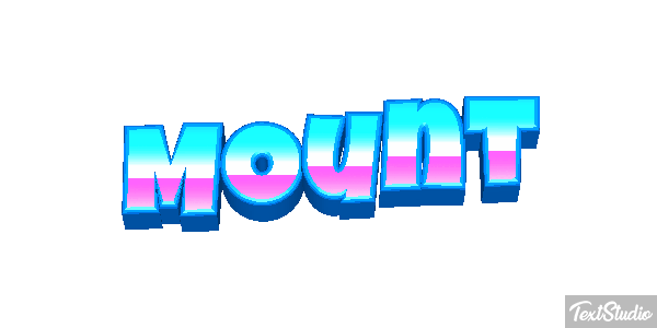 Mount テキスト効果