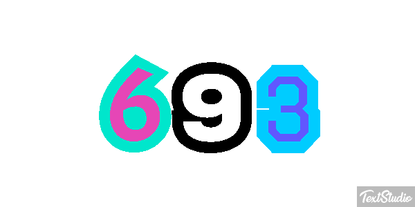 693 テキスト効果
