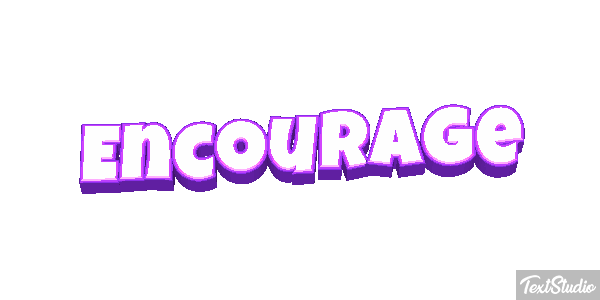Encourage Text effect