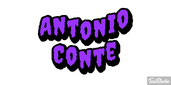 Antonio Conte Text effect
