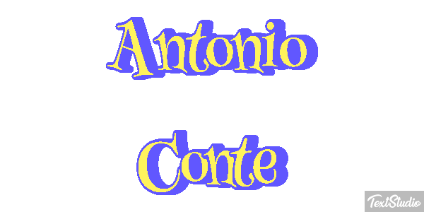 Antonio Conte Text effect