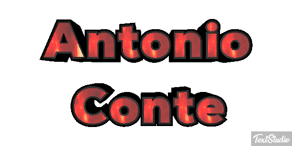 Antonio Conte Text effect