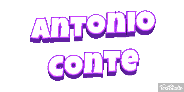 Antonio Conte Text effect