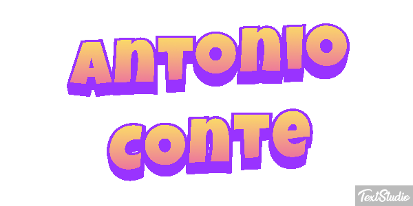 Antonio Conte Text effect